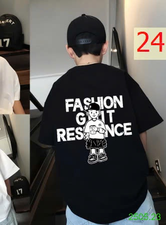 25HA2505.23 - ÁO PHÔNG COTTON SIZE ĐẠI BÉ TRAI