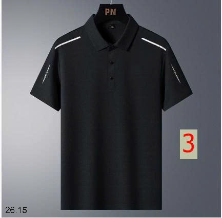 25HA26.15 - POLO LỤA BĂNG NAM