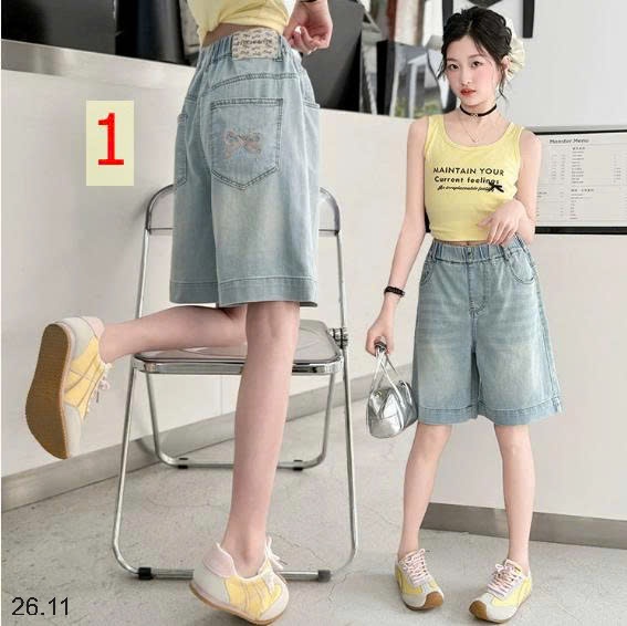 25HA26.11 - SHORT JEAN BÉ GÁI SIZE ĐẠI