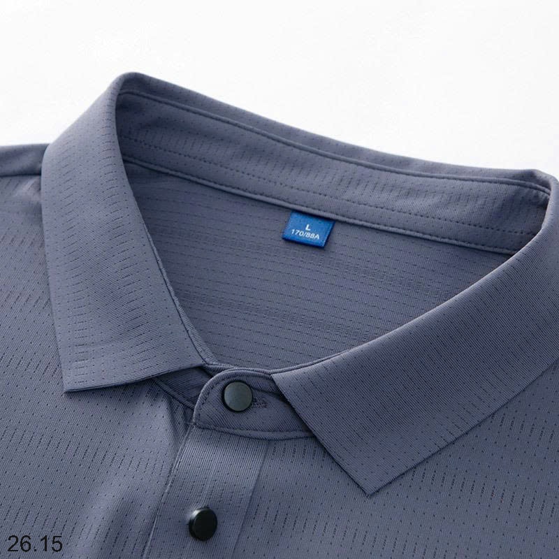 25HA26.15 - POLO LỤA BĂNG NAM
