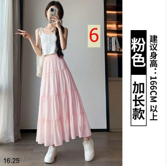 25HA16.25 - CHÂN VÁY XÒE BỒNG DÁNG DÀI NỮ