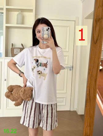 25HA16.22 - BỘ COTTON HOẠT HÌNH MẶC NHÀ CHO NỮ