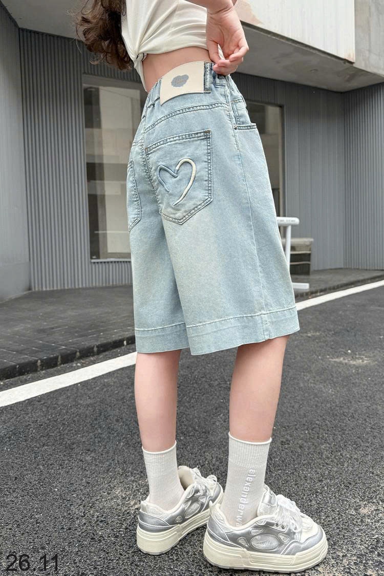 25HA26.11 - SHORT JEAN BÉ GÁI SIZE ĐẠI