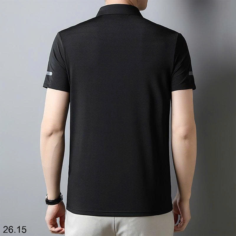 25HA26.15 - POLO LỤA BĂNG NAM