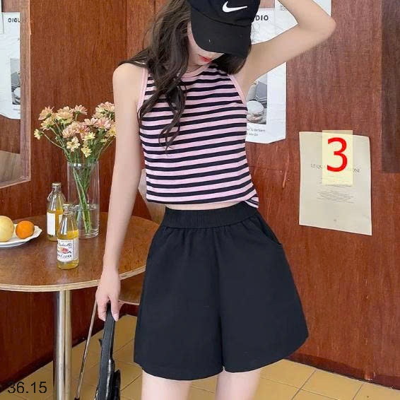 25HA36.15 - QUẦN SHORT BASIC NỮ