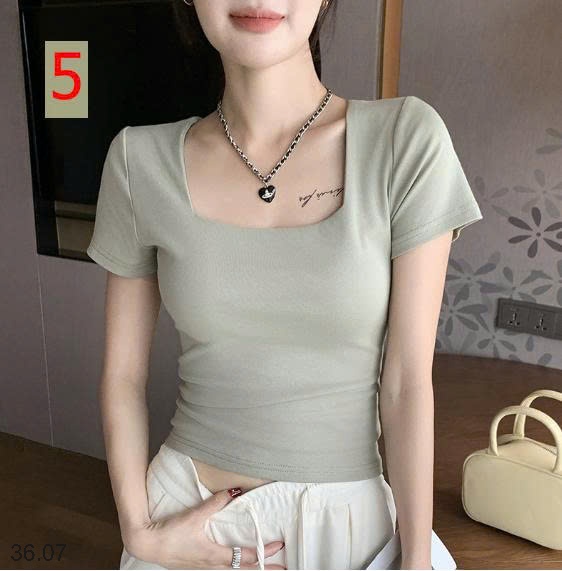 25HA36.07 - ÁO CỔ U NỮ QUẢNG CHÂU