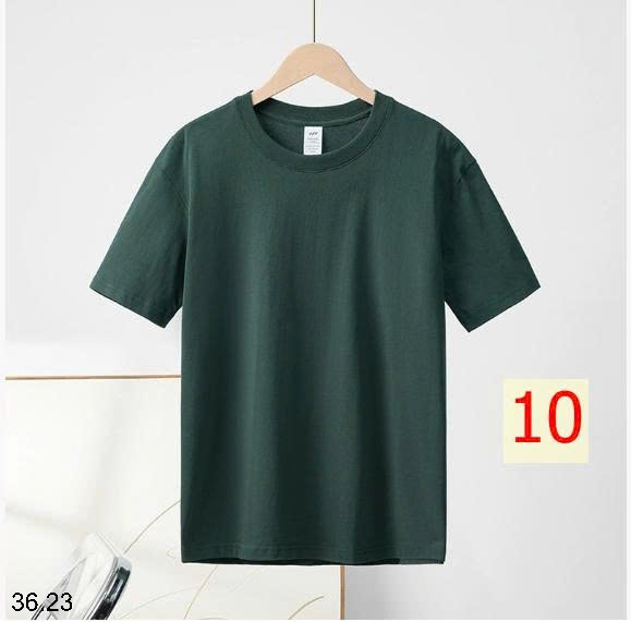 25HA36.23 - ÁO PHÔNG COTTON TRƠN MÀU BASIC NAM NỮ