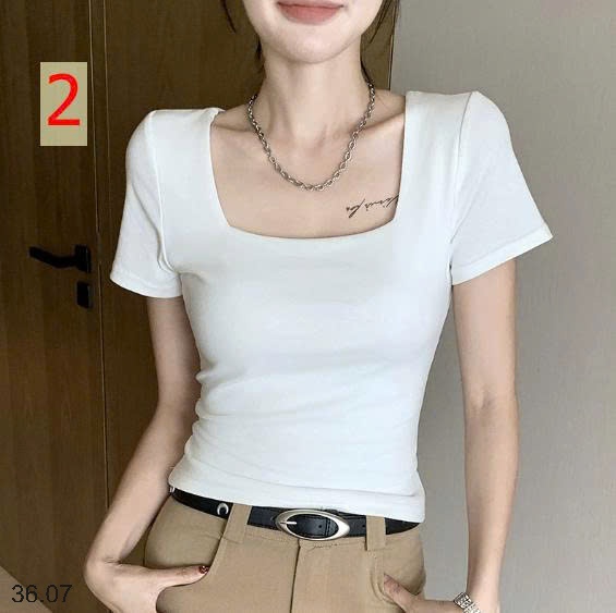 25HA36.07 - ÁO CỔ U NỮ QUẢNG CHÂU