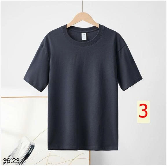 25HA36.23 - ÁO PHÔNG COTTON TRƠN MÀU BASIC NAM NỮ