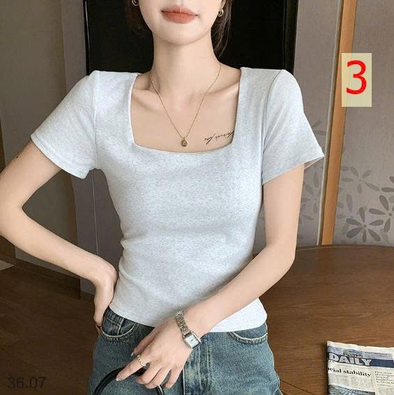 25HA36.07 - ÁO CỔ U NỮ QUẢNG CHÂU