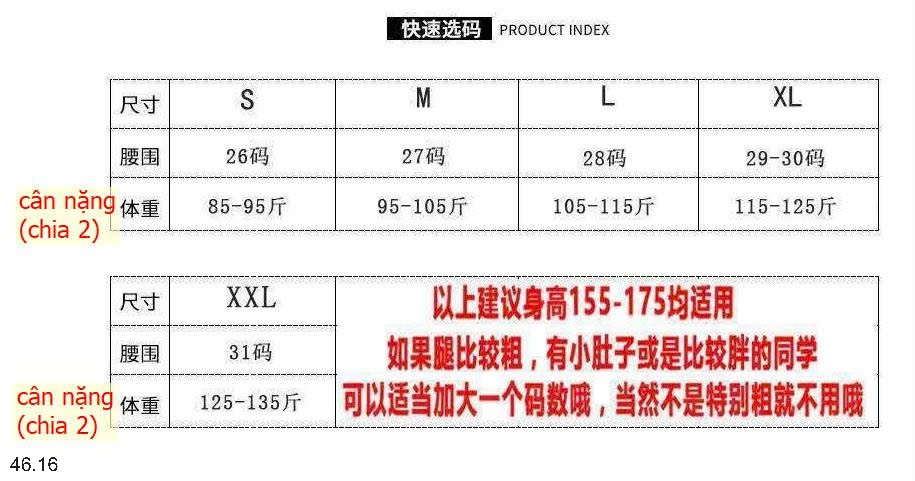 25HA46.16 - SHORT JEAN 2 CÚC CẠP CAO