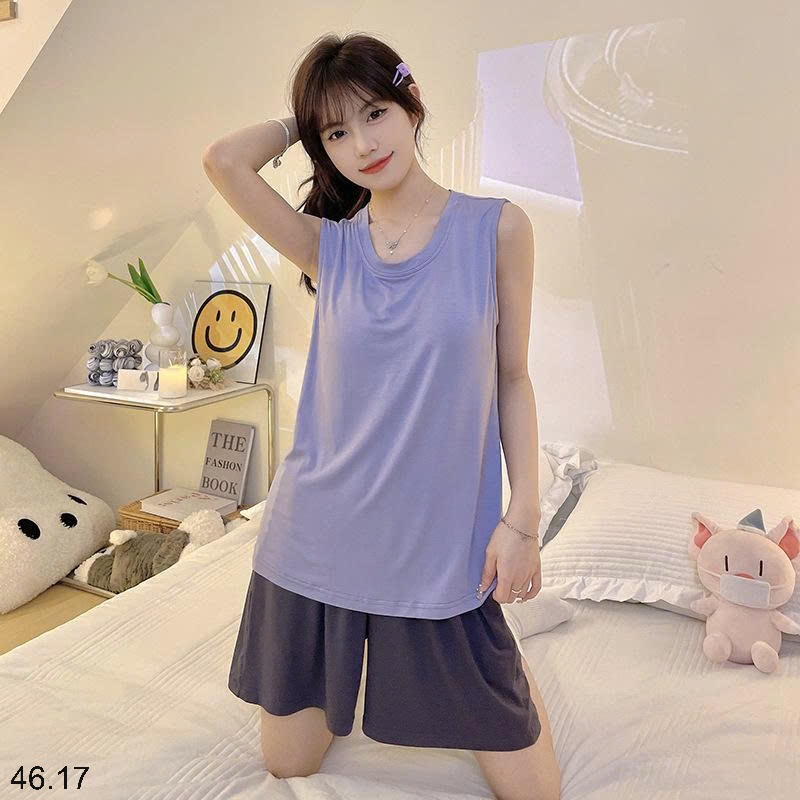 25HA46.17 - BỘ THUN LẠNH KÈM BRA SÁT NÁCH CHO NỮ