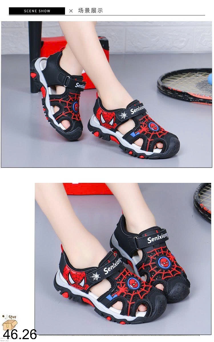 25HA46.26 - SANDAL RỌ NGƯỜI NHỆN BÉ TRAI