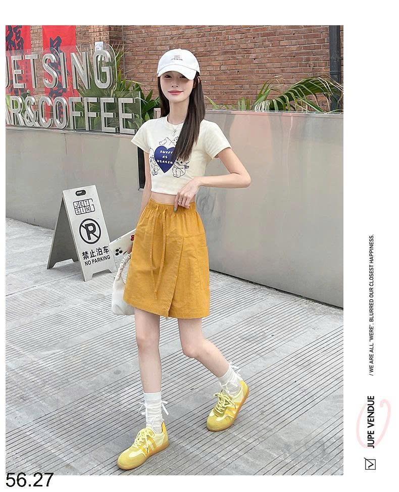 25HA56.27 - QUẦN SHORT GIẢ VÁY NỮ