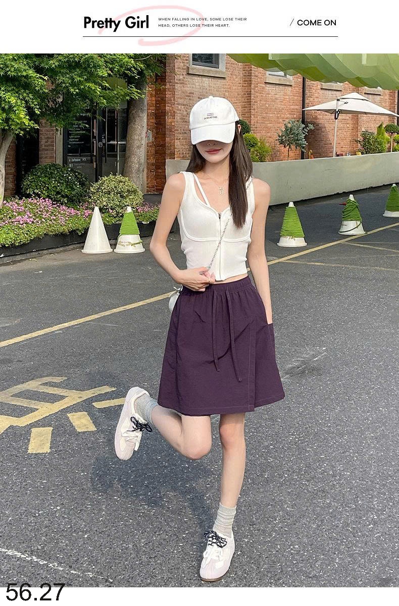 25HA56.27 - QUẦN SHORT GIẢ VÁY NỮ