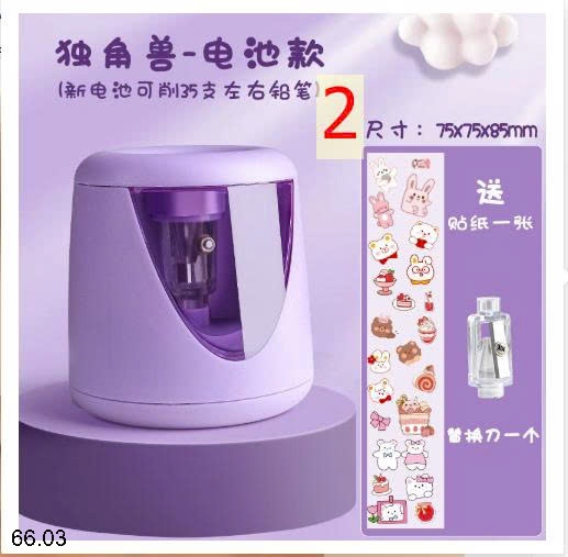 25HA66.03 - MÁY GỌT BÚT CHÌ TỰ ĐỘNG CHO BÉ