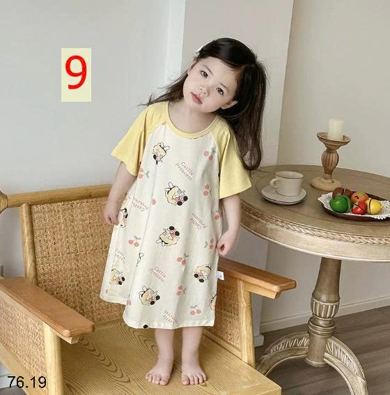 25HA76.19 - VÁY XUÔNG BÉ GÁI DỄ THƯƠNG