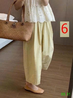 25HA66.11 - QUẦN ỐNG RỘNG CẠP CHUN NỮ