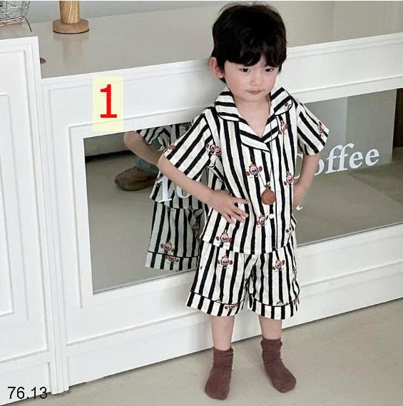 25HA76.13 - BỘ NGỦ CỘC TAY BÉ TRAI BÉ GÁI