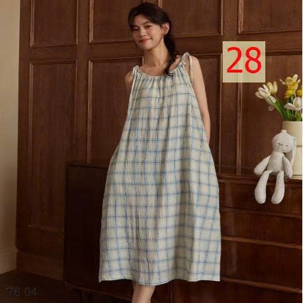 25HA76.04 - VÁY NGỦ 2 DÂY HỌA TIẾT KÈM ĐỆM NGỰC