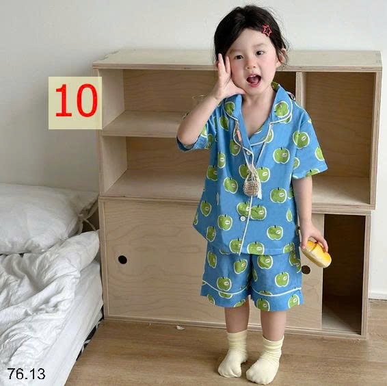 25HA76.13 - BỘ NGỦ CỘC TAY BÉ TRAI BÉ GÁI