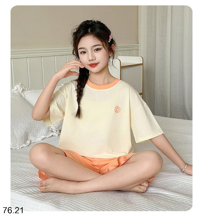 25HA76.21 - BỘ MẶC NHÀ QUẢNG CHÂU SIZE ĐẠI CHO BÉ