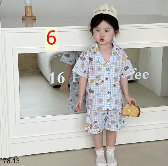 25HA76.13 - BỘ NGỦ CỘC TAY BÉ TRAI BÉ GÁI