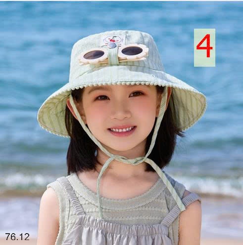 25HA76.12 - MŨ CHỐNG NẮNG KÈM KÍNH CHO BÉ