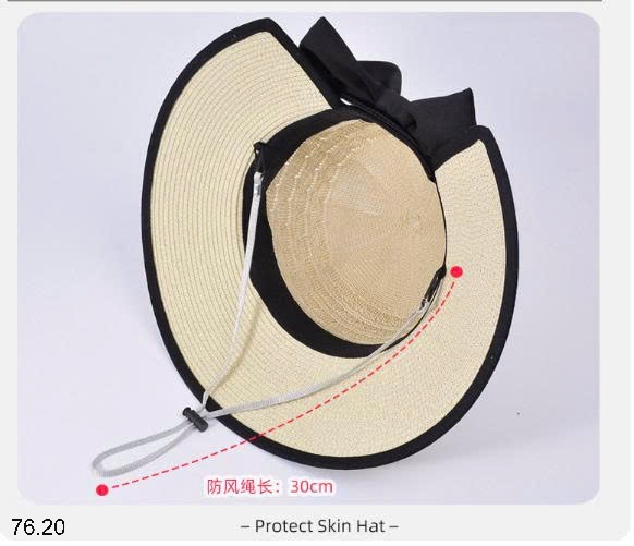25HA76.20 - MŨ CHỐNG NẮNG THỜI TRANG NỮ
