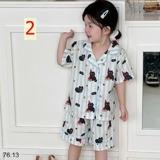 25HA76.13 - BỘ NGỦ CỘC TAY BÉ TRAI BÉ GÁI
