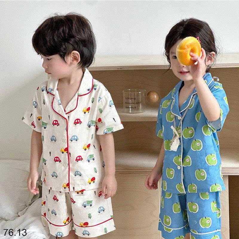 25HA76.13 - BỘ NGỦ CỘC TAY BÉ TRAI BÉ GÁI