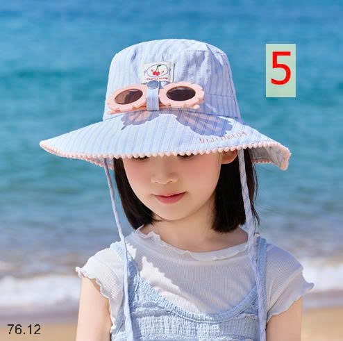 25HA76.12 - MŨ CHỐNG NẮNG KÈM KÍNH CHO BÉ