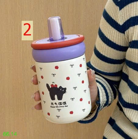 25HA66.14 - CỐC GIỮ NHIỆT HÌNH MÈO