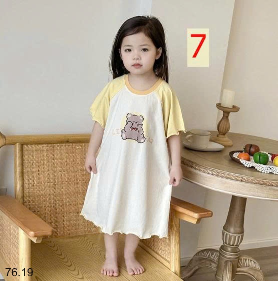 25HA76.19 - VÁY XUÔNG BÉ GÁI DỄ THƯƠNG