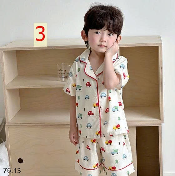 25HA76.13 - BỘ NGỦ CỘC TAY BÉ TRAI BÉ GÁI