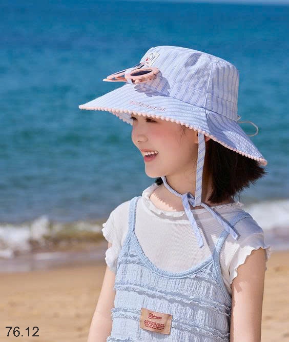 25HA76.12 - MŨ CHỐNG NẮNG KÈM KÍNH CHO BÉ