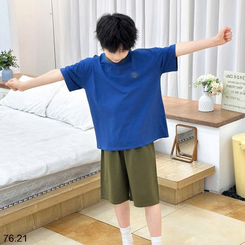 25HA76.21 - BỘ MẶC NHÀ QUẢNG CHÂU SIZE ĐẠI CHO BÉ