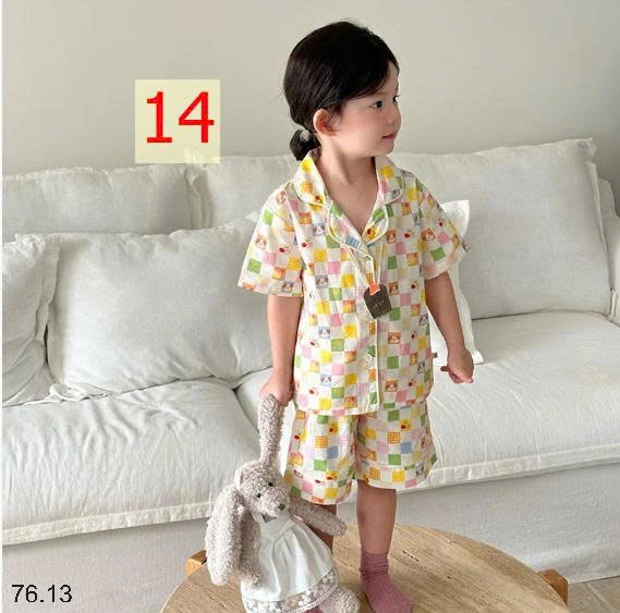 25HA76.13 - BỘ NGỦ CỘC TAY BÉ TRAI BÉ GÁI