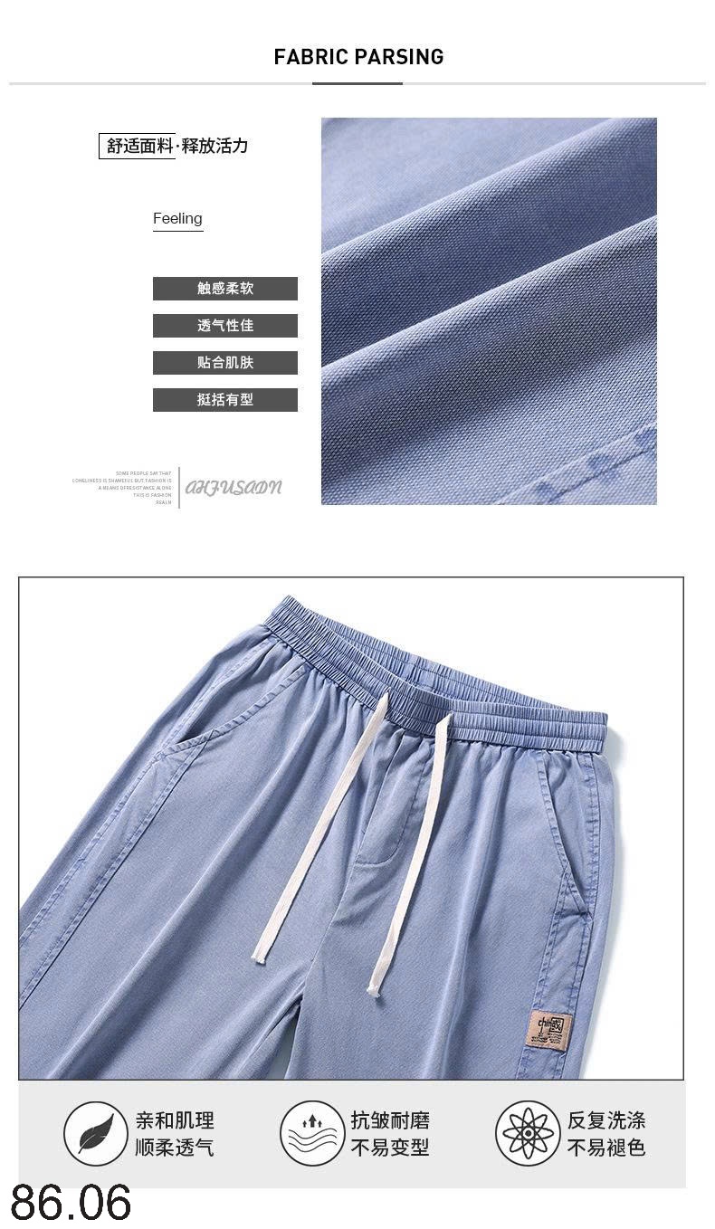 25HA86.06 - QUẦN NAM ỐNG RỘNG TENCEL