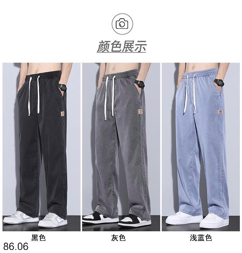 25HA86.06 - QUẦN NAM ỐNG RỘNG TENCEL