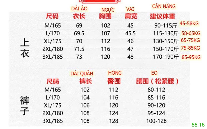 25HA86.16 - BỘ TRUNG NIÊN CỘC TAY CHO BỐ