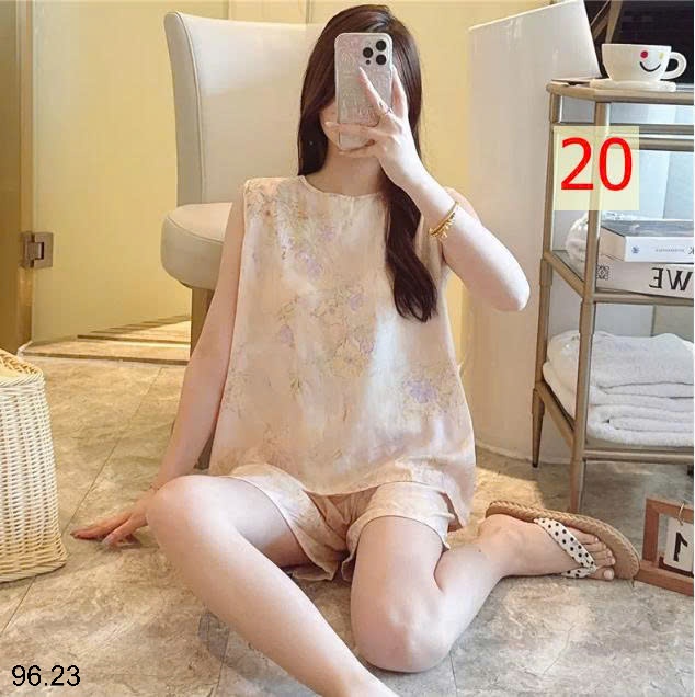 25HA96.23 - BỘ LANH LỤA SÁT NÁCH CHO NỮ