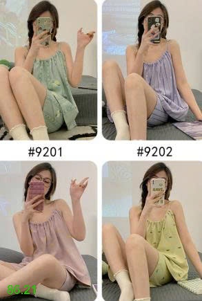 25HA86.21 - BỘ NGỦ 2 DÂY KÈM ĐỆM NGỰC CHO NỮ