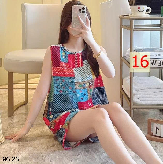 25HA96.23 - BỘ LANH LỤA SÁT NÁCH CHO NỮ