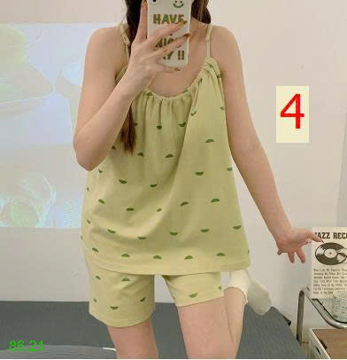 25HA86.21 - BỘ NGỦ 2 DÂY KÈM ĐỆM NGỰC CHO NỮ