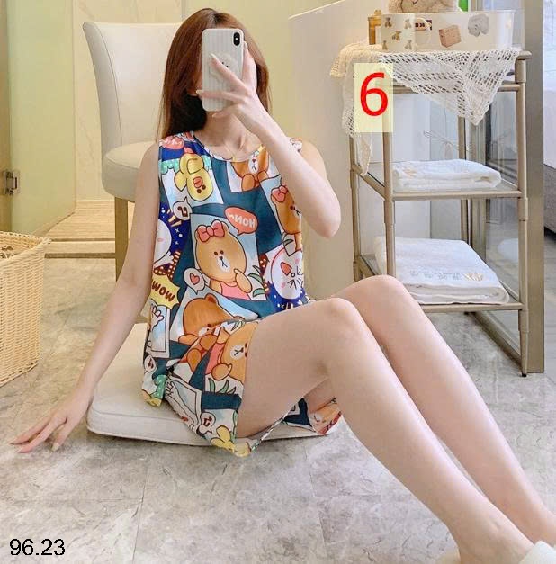 25HA96.23 - BỘ LANH LỤA SÁT NÁCH CHO NỮ