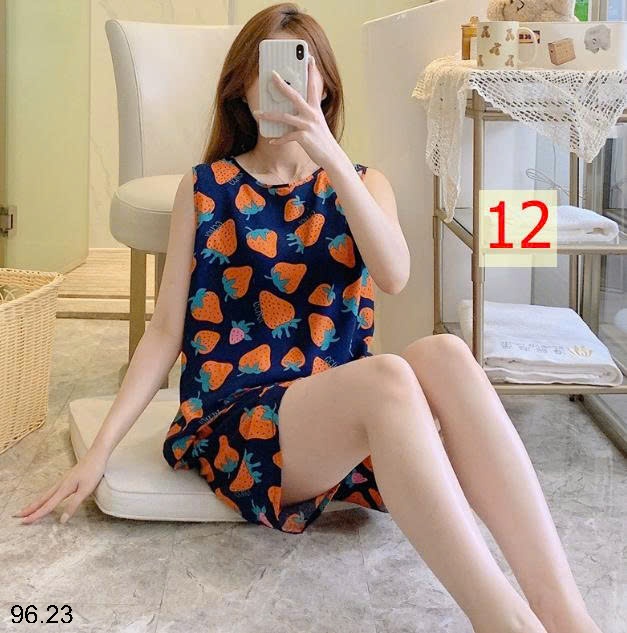 25HA96.23 - BỘ LANH LỤA SÁT NÁCH CHO NỮ