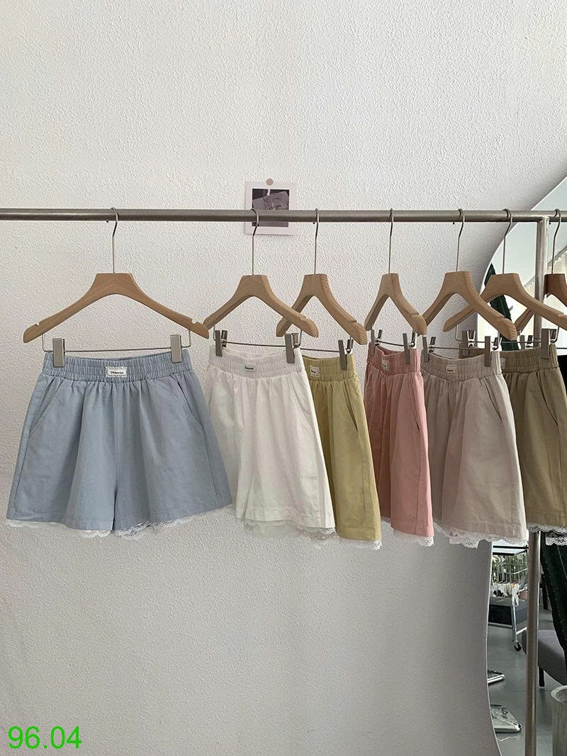 25HA96.04 - QUẦN SHORT VIỀN REN NỮ