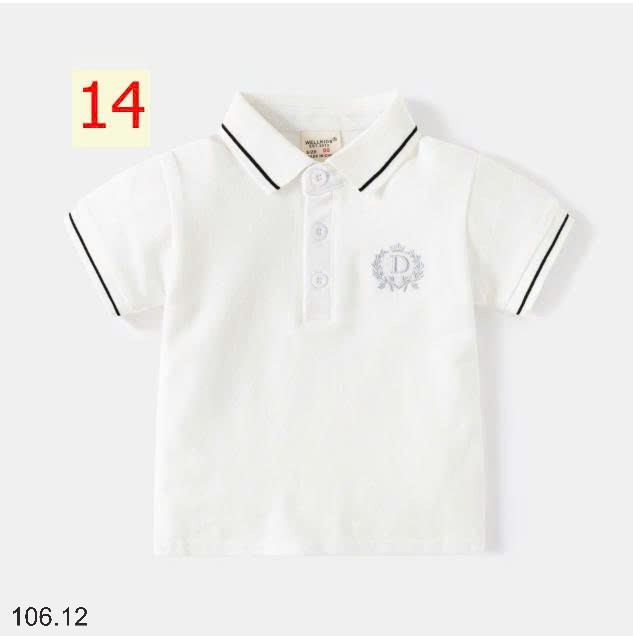 25HA106.12 - ÁO POLO BÉ TRAI WELLKIDS