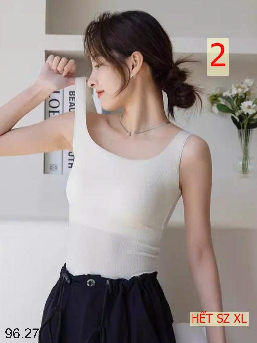 25HA96.27 - SET 2 ÁO THUN GÂN 2 DÂY BA LỖ IN BLUE KÈM BRA